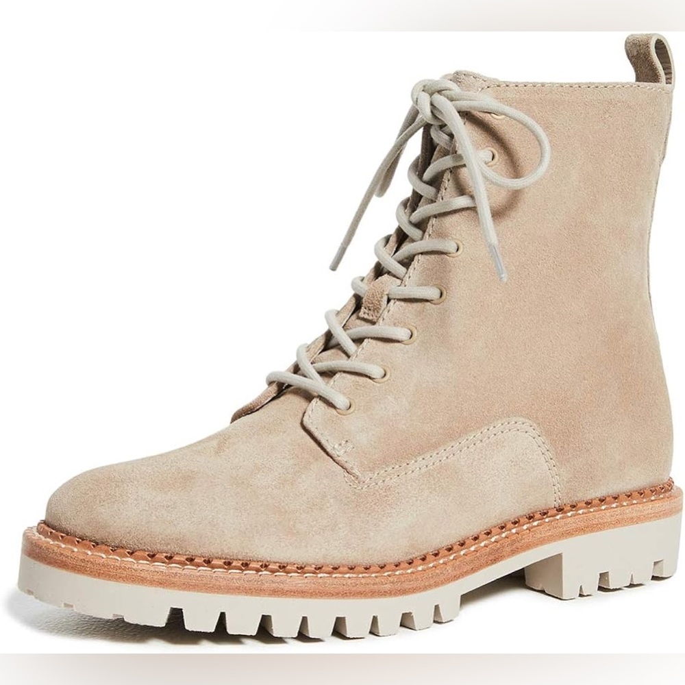 Vince Cabria Lug Water Resistant Lace up Boot (Women Size 8.5)